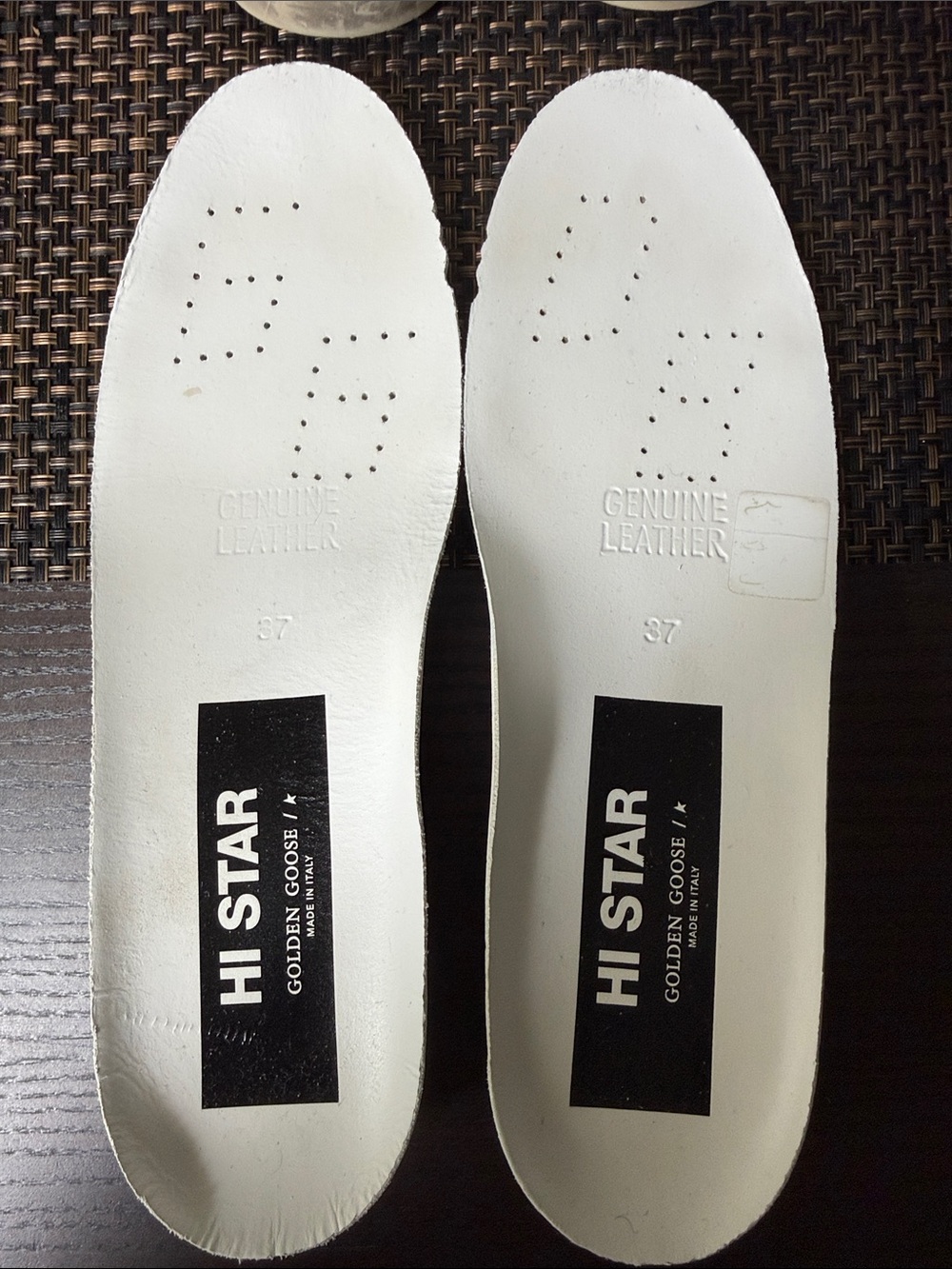 Golden Goose Hi Star Leather Sneakers - Picture 10 of 16